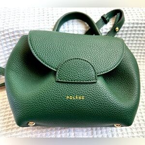 Leather mini crossbody bag